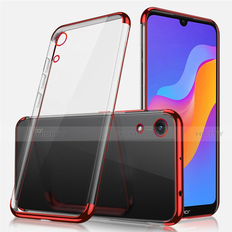 Silikon Schutzhülle Ultra Dünn Tasche Durchsichtig Transparent H02 für Huawei Y6 (2019)