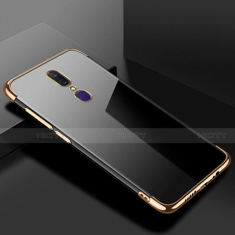 Silikon Schutzhülle Ultra Dünn Tasche Durchsichtig Transparent H02 für Oppo A9 Gold