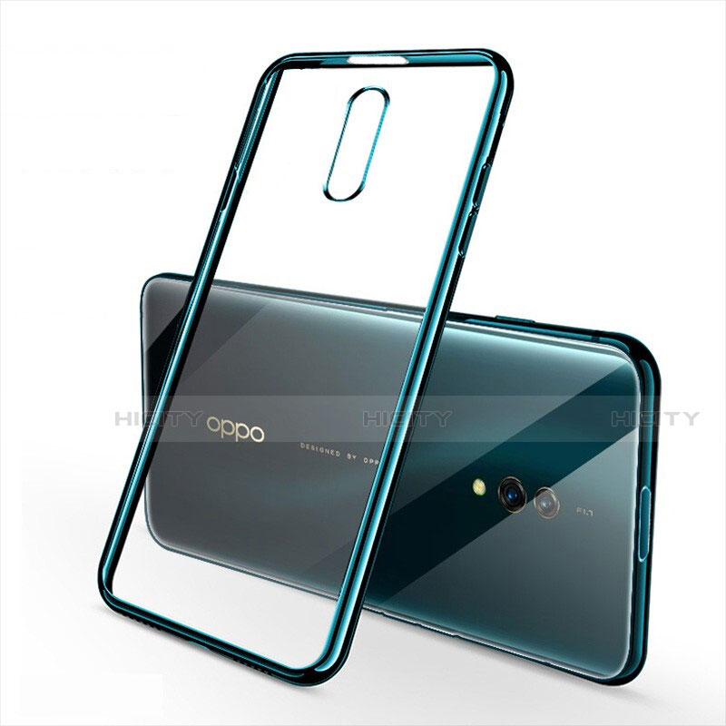Silikon Schutzhülle Ultra Dünn Tasche Durchsichtig Transparent H02 für Oppo K3 Grün