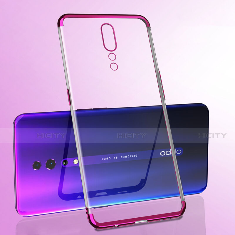 Silikon Schutzhülle Ultra Dünn Tasche Durchsichtig Transparent H02 für Oppo Reno Z