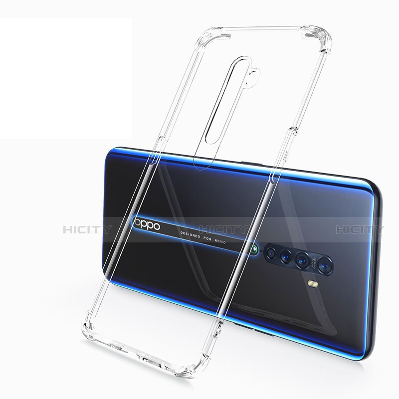 Silikon Schutzhülle Ultra Dünn Tasche Durchsichtig Transparent H02 für Oppo Reno2 groß