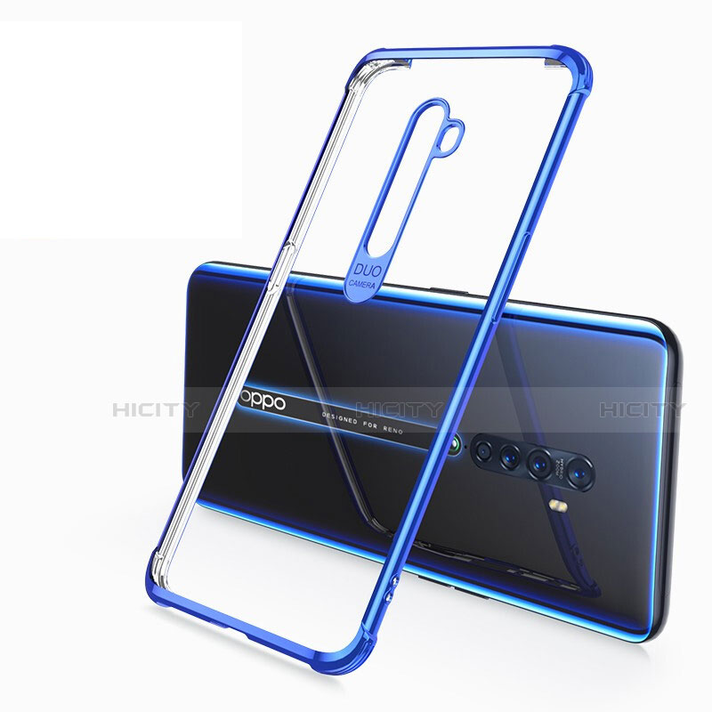 Silikon Schutzhülle Ultra Dünn Tasche Durchsichtig Transparent H02 für Oppo Reno2 groß