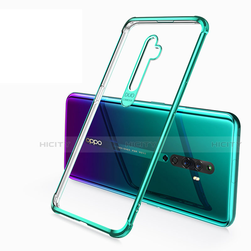 Silikon Schutzhülle Ultra Dünn Tasche Durchsichtig Transparent H02 für Oppo Reno2 Z