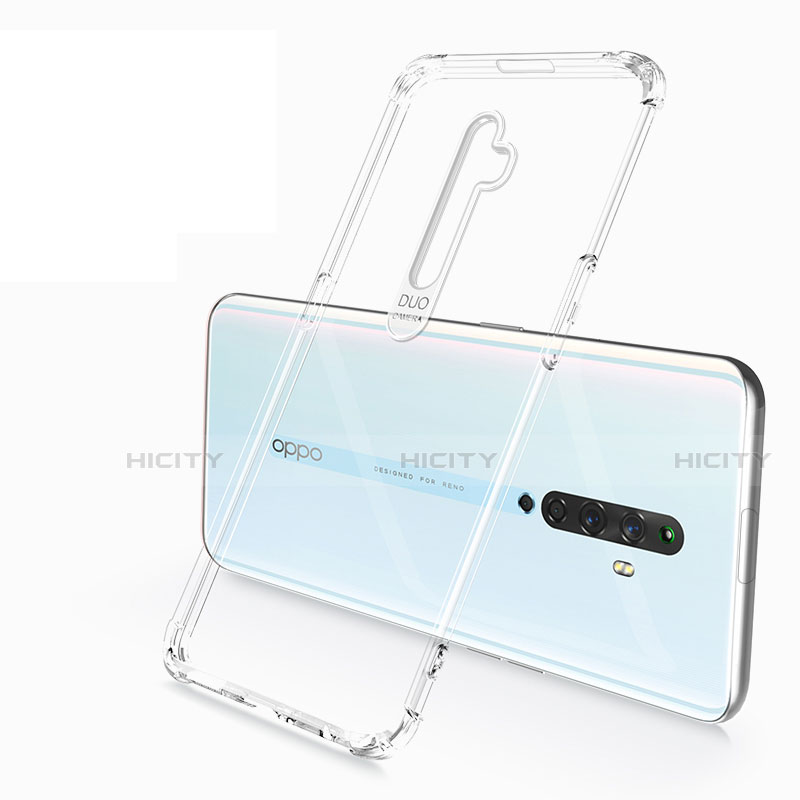 Silikon Schutzhülle Ultra Dünn Tasche Durchsichtig Transparent H02 für Oppo Reno2 Z