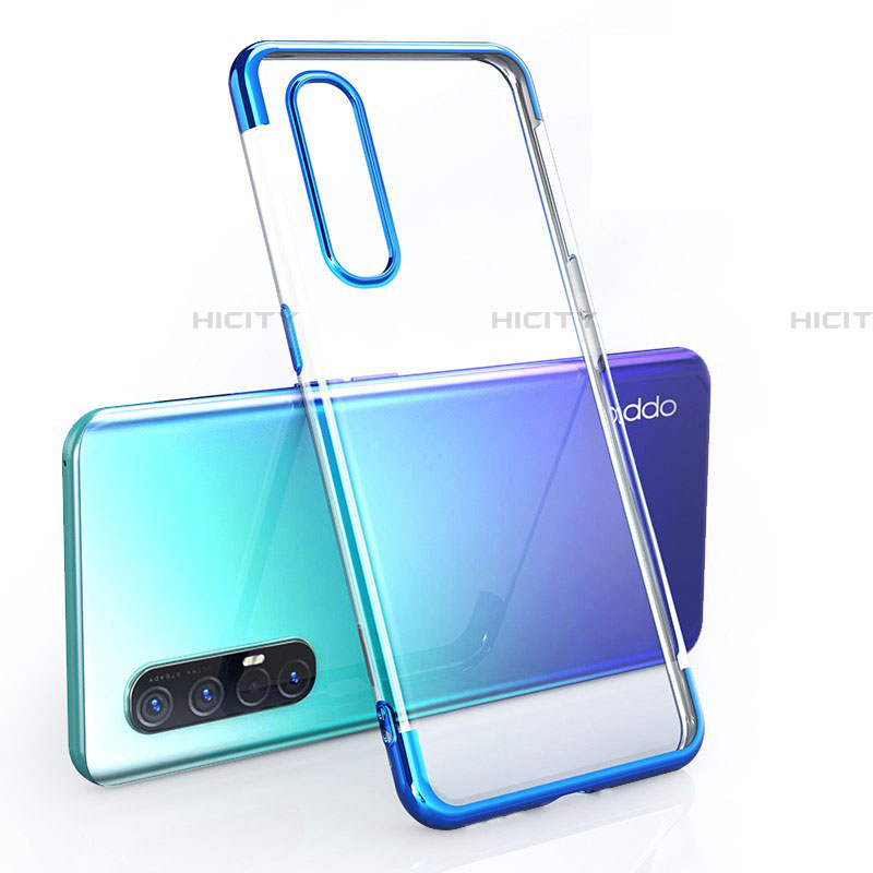 Silikon Schutzhülle Ultra Dünn Tasche Durchsichtig Transparent H02 für Oppo Reno3 Pro groß