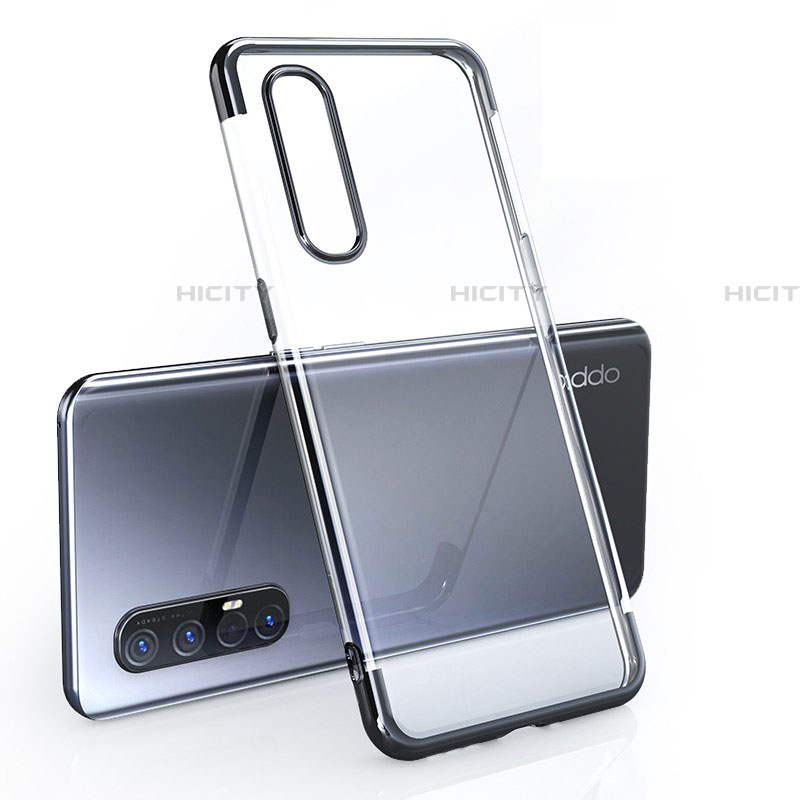 Silikon Schutzhülle Ultra Dünn Tasche Durchsichtig Transparent H02 für Oppo Reno3 Pro