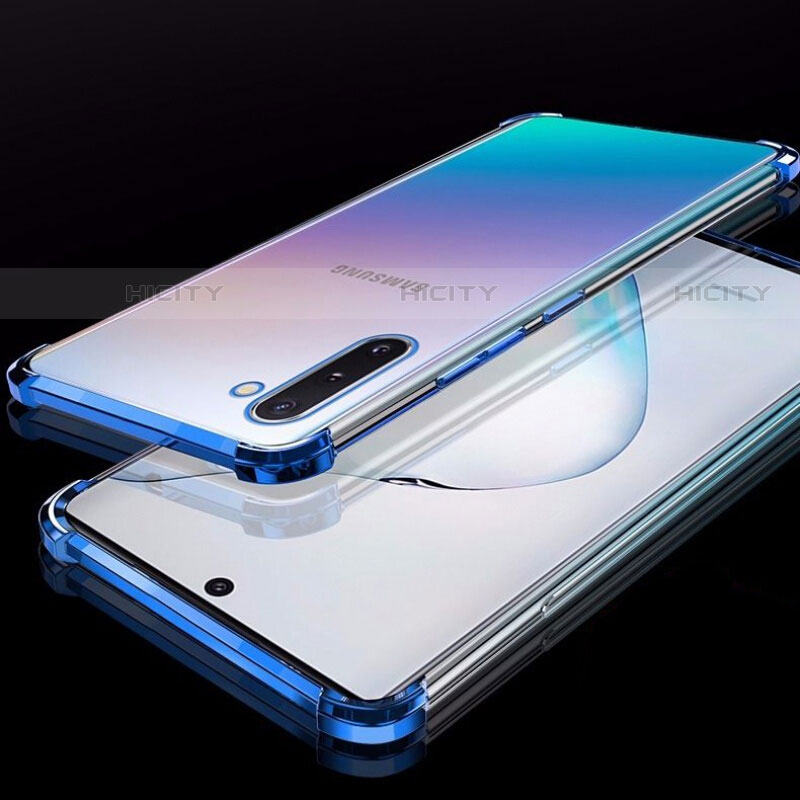 Silikon Schutzhülle Ultra Dünn Tasche Durchsichtig Transparent H02 für Samsung Galaxy Note 10