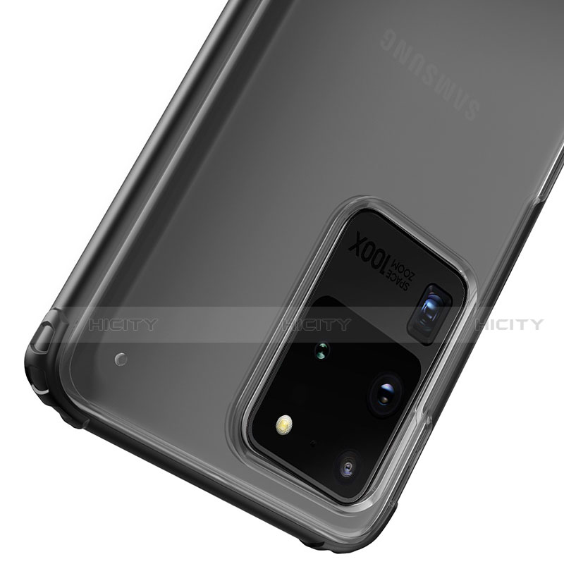 Silikon Schutzhülle Ultra Dünn Tasche Durchsichtig Transparent H02 für Samsung Galaxy S20 Ultra groß