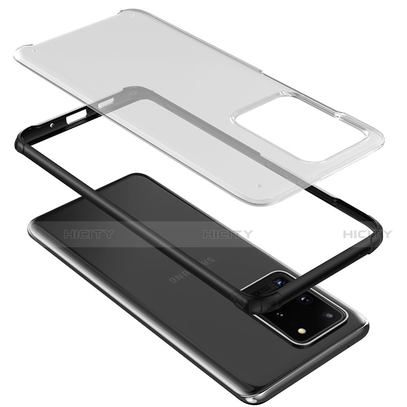 Silikon Schutzhülle Ultra Dünn Tasche Durchsichtig Transparent H02 für Samsung Galaxy S20 Ultra groß