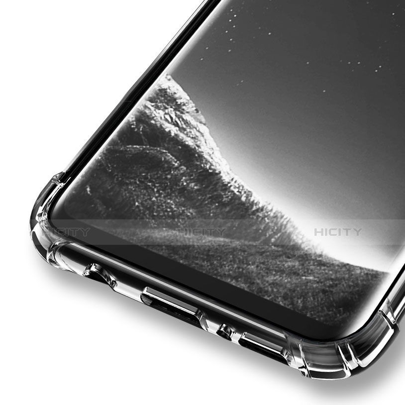 Silikon Schutzhülle Ultra Dünn Tasche Durchsichtig Transparent H02 für Samsung Galaxy S8