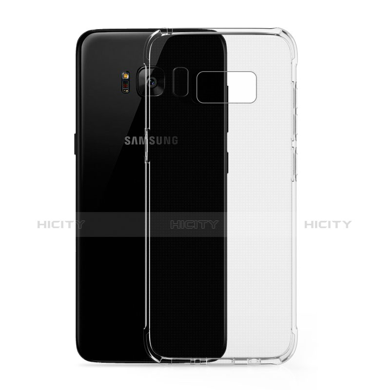 Silikon Schutzhülle Ultra Dünn Tasche Durchsichtig Transparent H02 für Samsung Galaxy S8