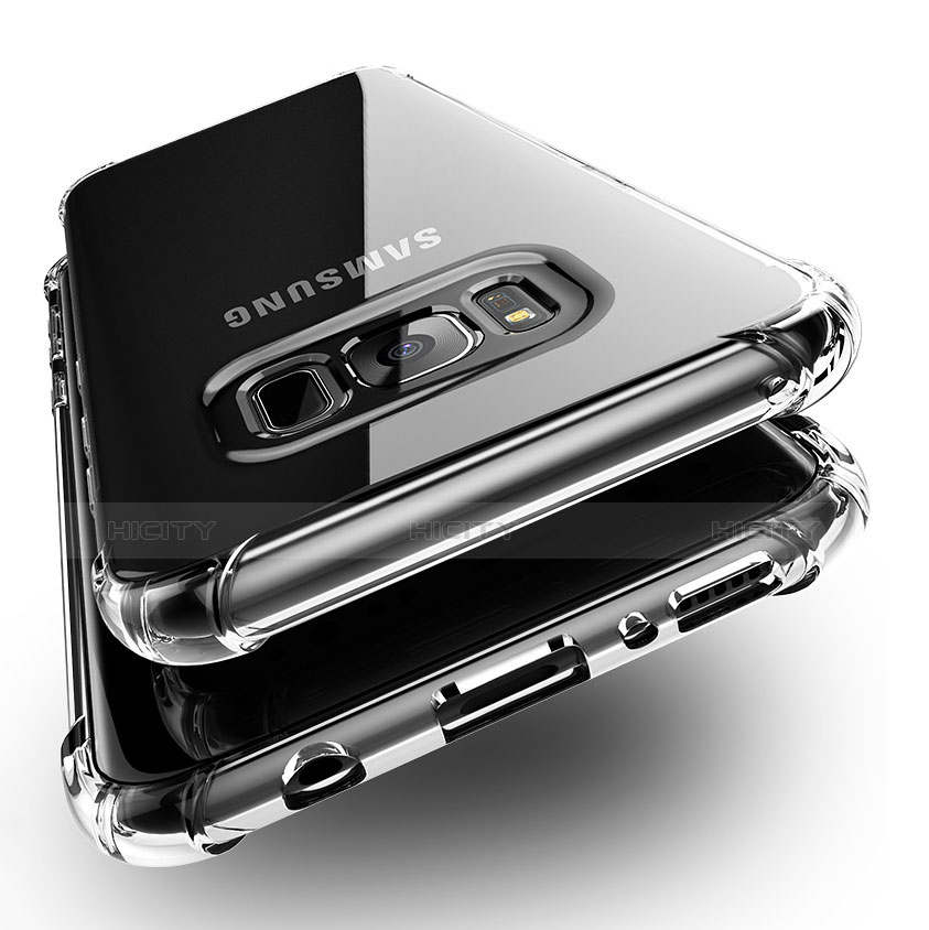 Silikon Schutzhülle Ultra Dünn Tasche Durchsichtig Transparent H02 für Samsung Galaxy S8 Plus