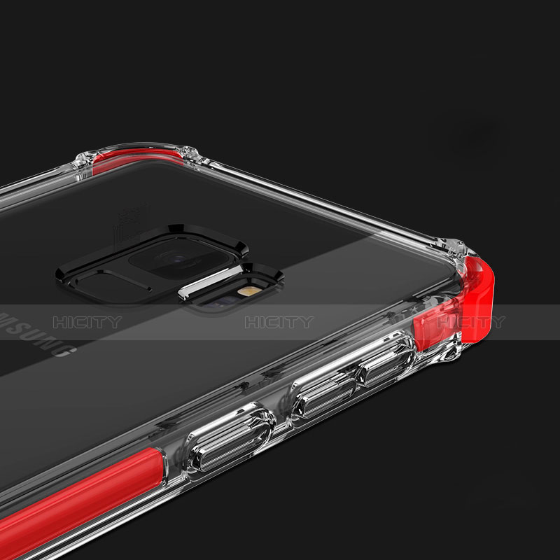 Silikon Schutzhülle Ultra Dünn Tasche Durchsichtig Transparent H02 für Samsung Galaxy S9