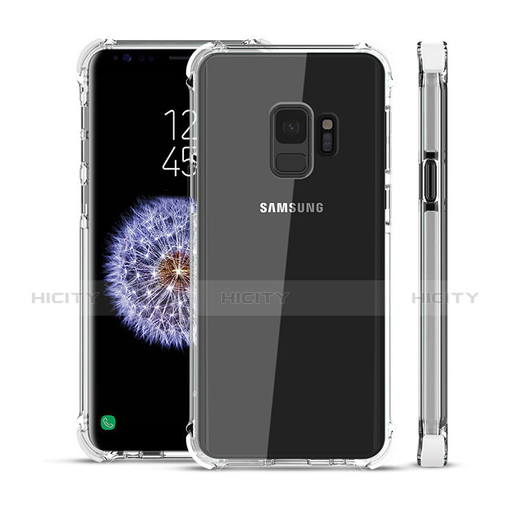 Silikon Schutzhülle Ultra Dünn Tasche Durchsichtig Transparent H02 für Samsung Galaxy S9 Klar