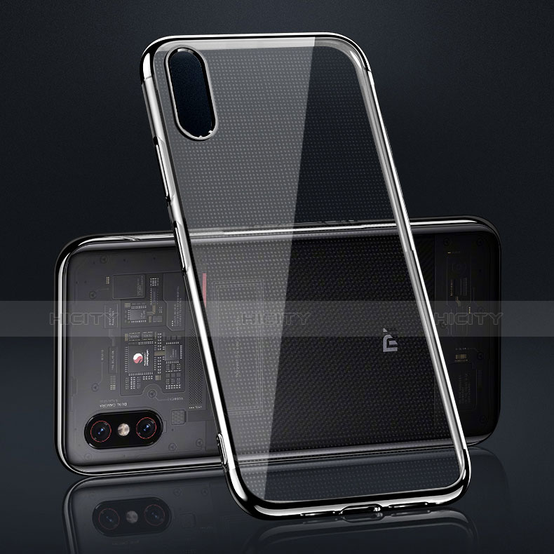 Silikon Schutzhülle Ultra Dünn Tasche Durchsichtig Transparent H02 für Xiaomi Mi 8 Pro Global Version