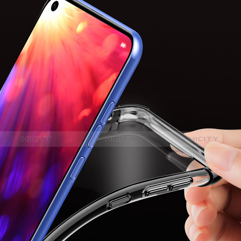 Silikon Schutzhülle Ultra Dünn Tasche Durchsichtig Transparent H03 für Huawei Honor V20