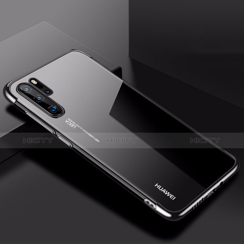 Silikon Schutzhülle Ultra Dünn Tasche Durchsichtig Transparent H03 für Huawei P30 Pro New Edition groß