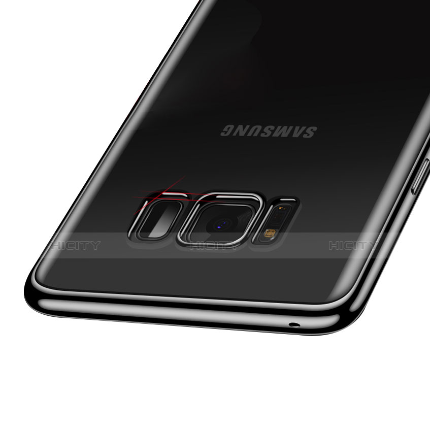 Silikon Schutzhülle Ultra Dünn Tasche Durchsichtig Transparent H03 für Samsung Galaxy S8 groß