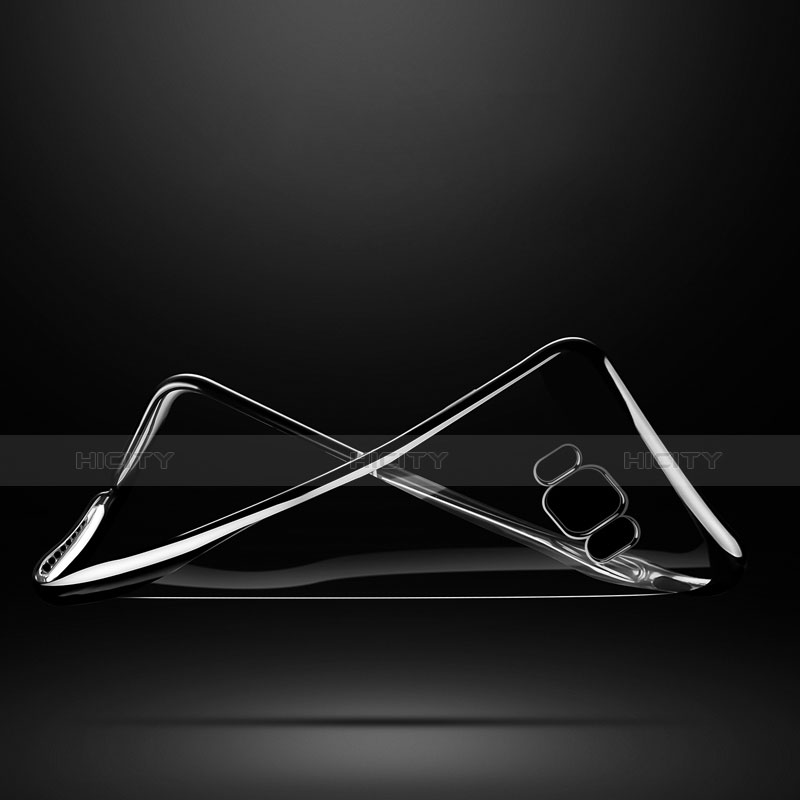 Silikon Schutzhülle Ultra Dünn Tasche Durchsichtig Transparent H03 für Samsung Galaxy S8 groß