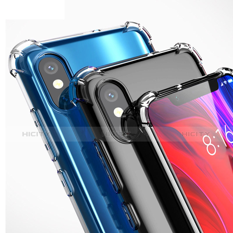 Silikon Schutzhülle Ultra Dünn Tasche Durchsichtig Transparent H03 für Xiaomi Mi 8