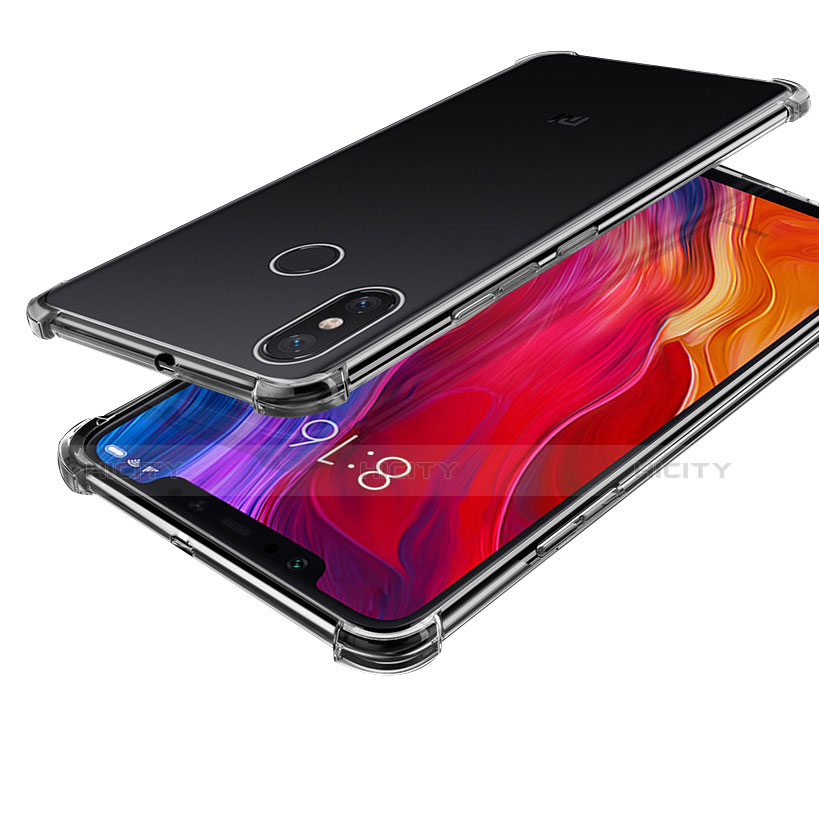 Silikon Schutzhülle Ultra Dünn Tasche Durchsichtig Transparent H03 für Xiaomi Mi 8