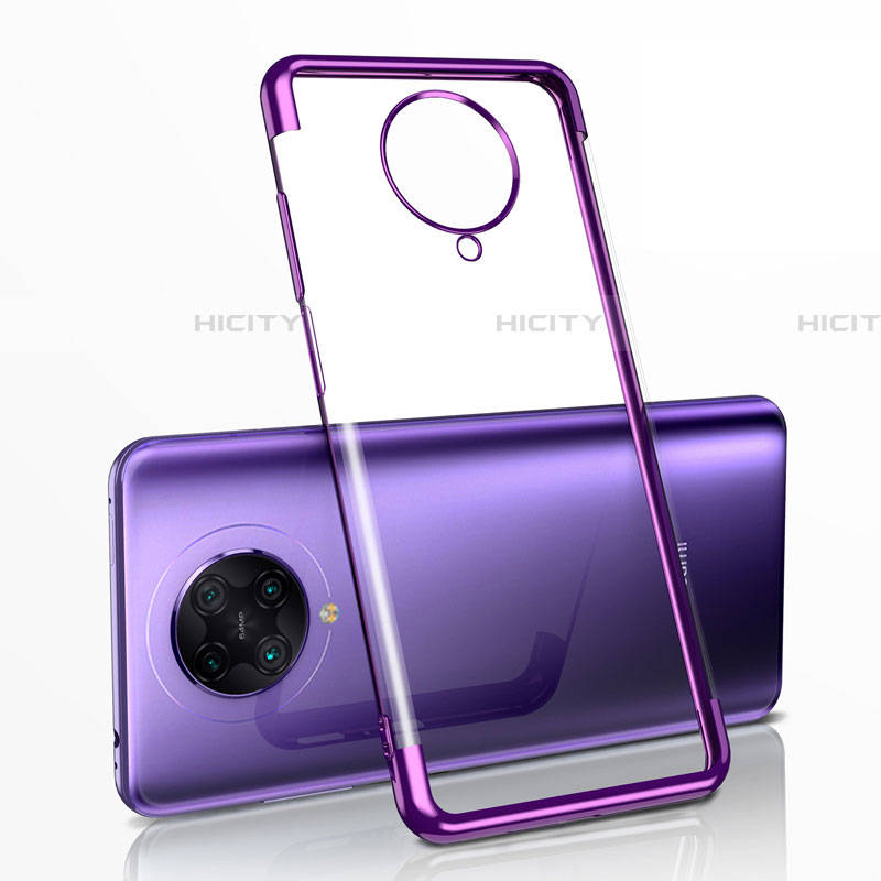 Silikon Schutzhülle Ultra Dünn Tasche Durchsichtig Transparent H03 für Xiaomi Redmi K30 Pro 5G Violett Plus