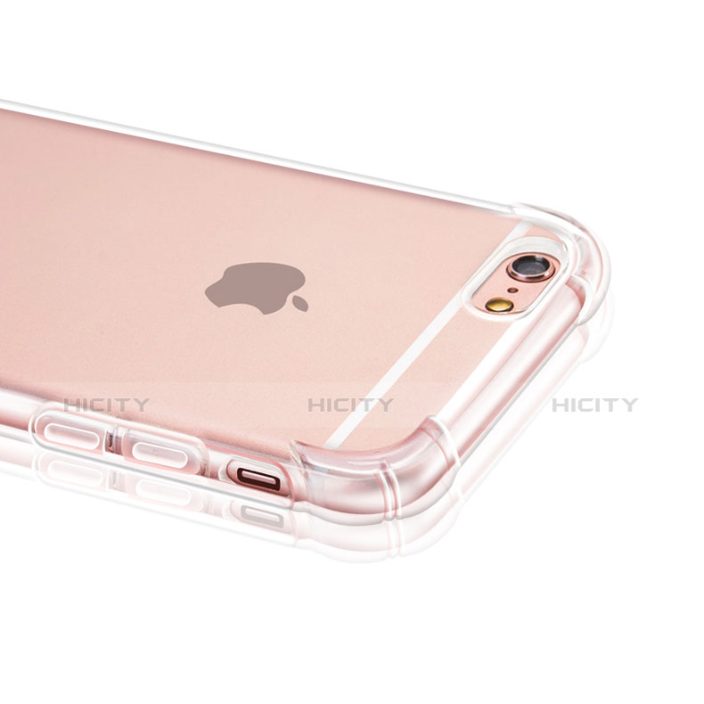 Silikon Schutzhülle Ultra Dünn Tasche Durchsichtig Transparent H04 für Apple iPhone 6S Klar