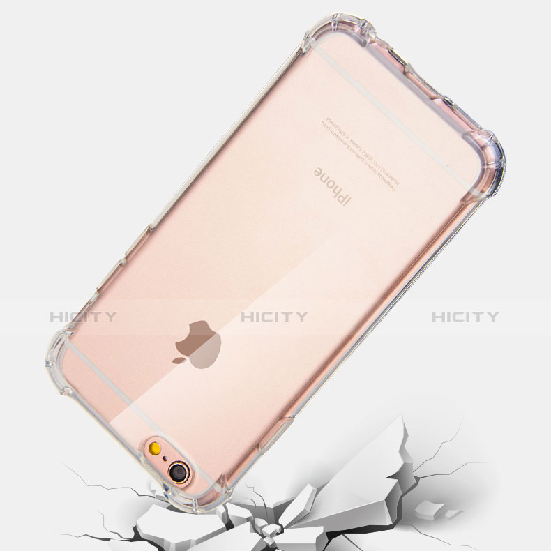 Silikon Schutzhülle Ultra Dünn Tasche Durchsichtig Transparent H04 für Apple iPhone 6S Klar