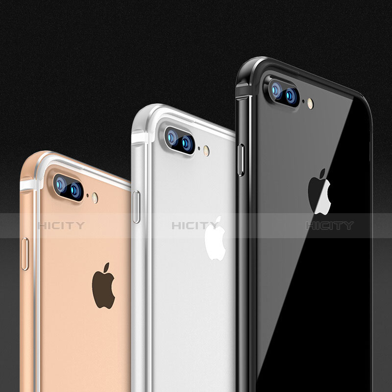 Silikon Schutzhülle Ultra Dünn Tasche Durchsichtig Transparent H04 für Apple iPhone 7 Plus