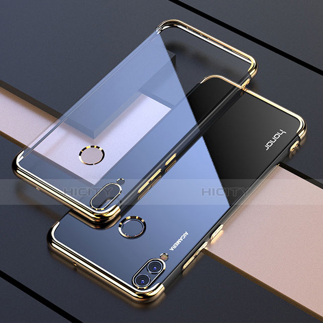 Silikon Schutzhülle Ultra Dünn Tasche Durchsichtig Transparent H04 für Huawei Honor 8X Gold