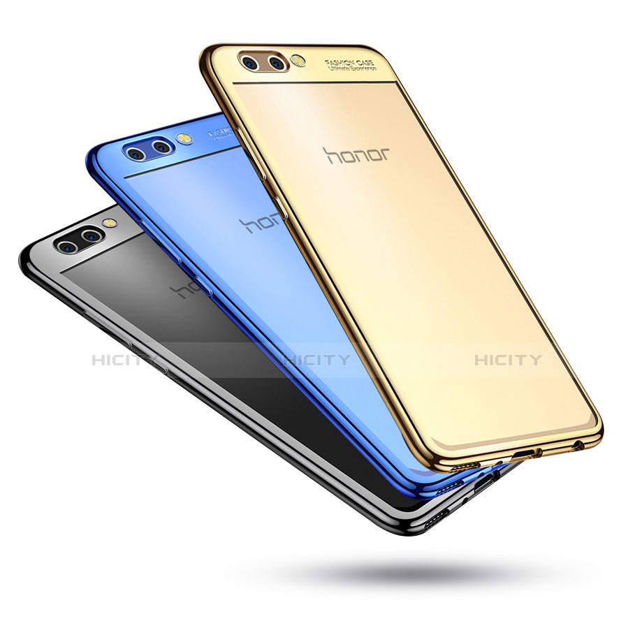 Silikon Schutzhülle Ultra Dünn Tasche Durchsichtig Transparent H04 für Huawei Honor V10