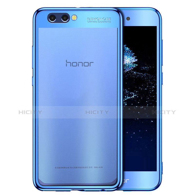 Silikon Schutzhülle Ultra Dünn Tasche Durchsichtig Transparent H04 für Huawei Honor V10