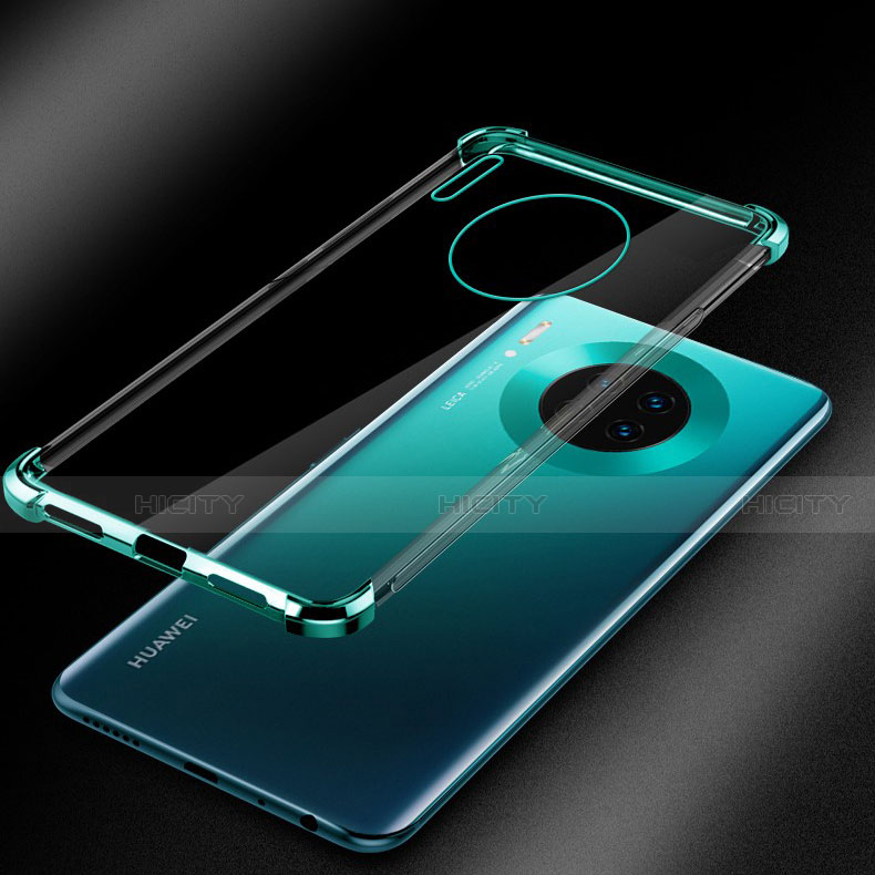 Silikon Schutzhülle Ultra Dünn Tasche Durchsichtig Transparent H04 für Huawei Mate 30 Pro groß