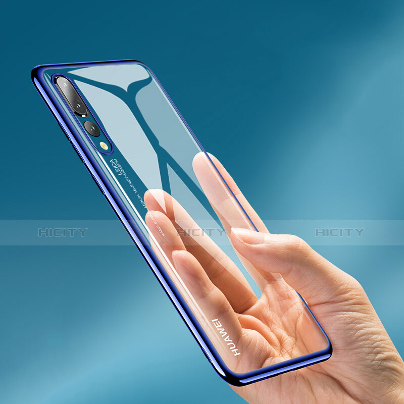 Silikon Schutzhülle Ultra Dünn Tasche Durchsichtig Transparent H04 für Huawei P20 Pro