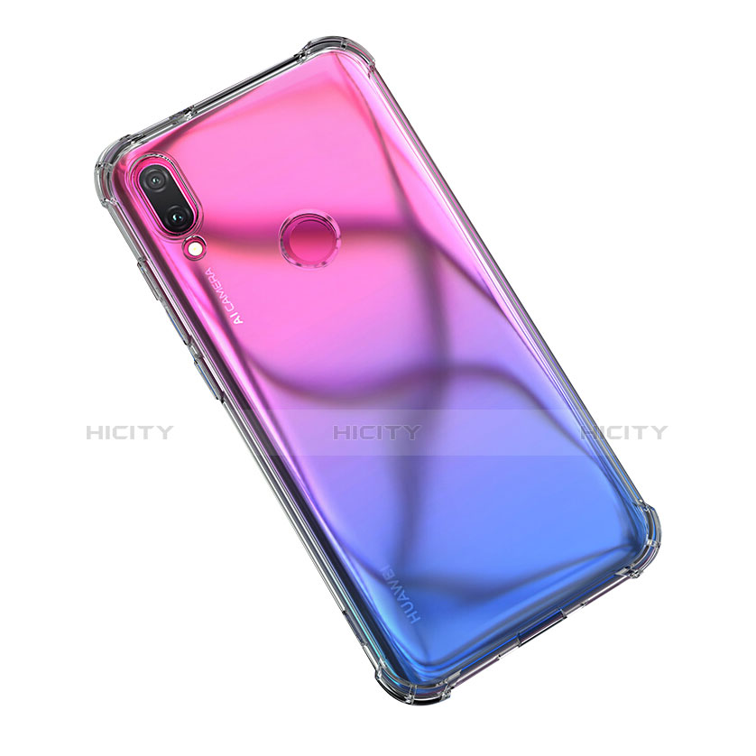 Silikon Schutzhülle Ultra Dünn Tasche Durchsichtig Transparent H04 für Huawei Y9 (2019)