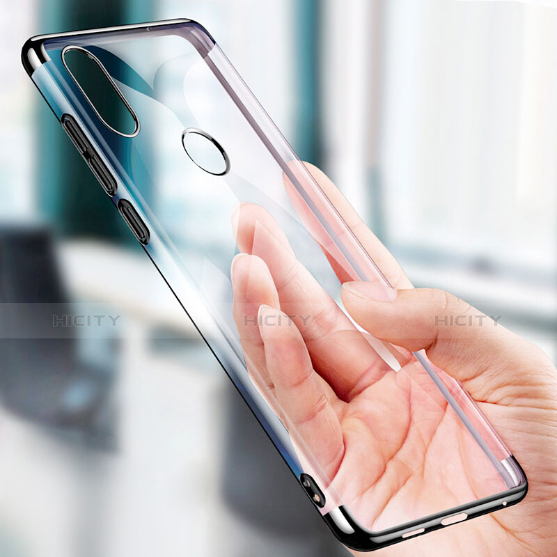 Silikon Schutzhülle Ultra Dünn Tasche Durchsichtig Transparent H04 für Xiaomi Mi Mix 2S groß