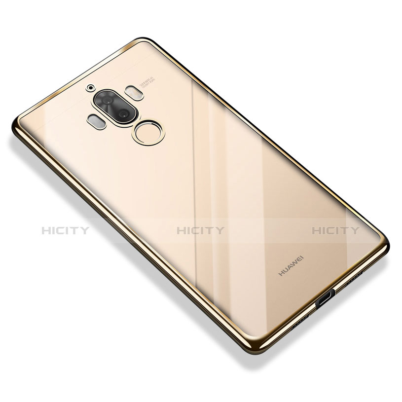 Silikon Schutzhülle Ultra Dünn Tasche Durchsichtig Transparent H05 für Huawei Mate 9 Gold