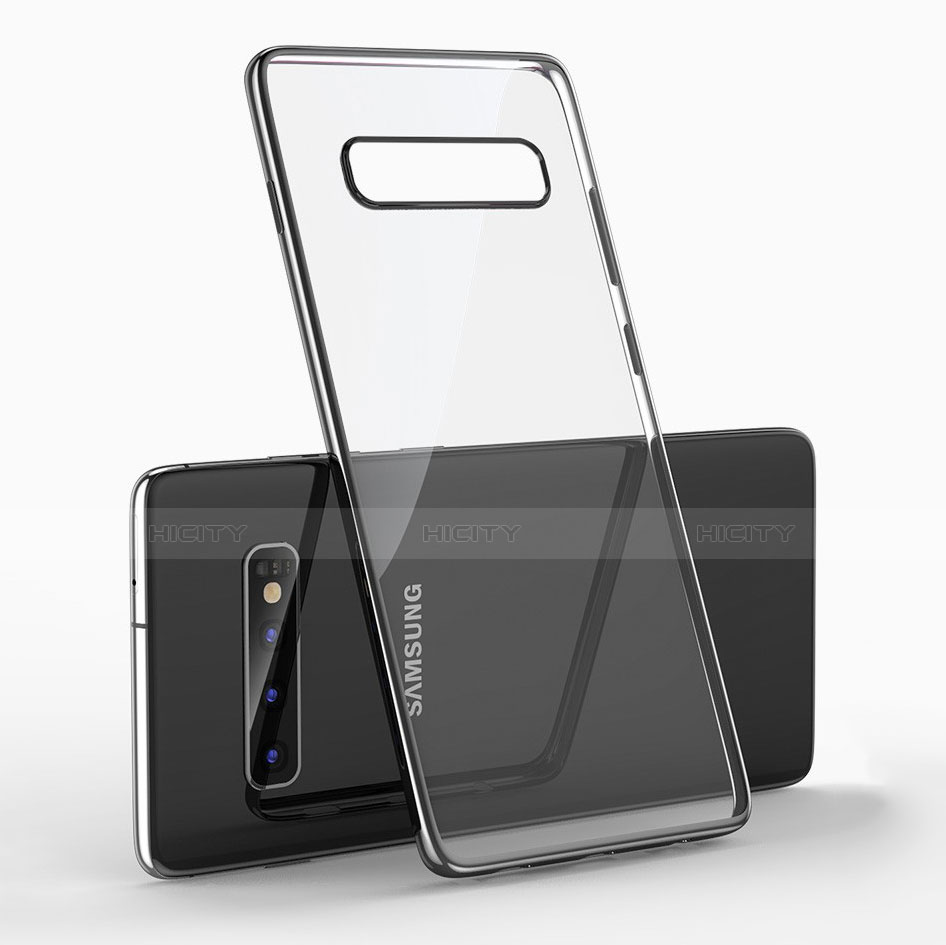 Silikon Schutzhülle Ultra Dünn Tasche Durchsichtig Transparent H05 für Samsung Galaxy S10