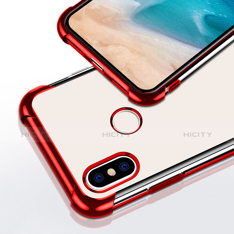 Silikon Schutzhülle Ultra Dünn Tasche Durchsichtig Transparent H05 für Xiaomi Mi 8