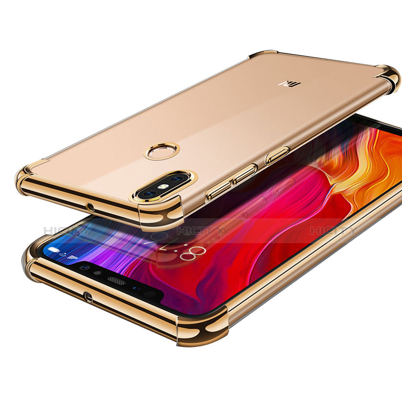 Silikon Schutzhülle Ultra Dünn Tasche Durchsichtig Transparent H05 für Xiaomi Mi 8 Gold Plus