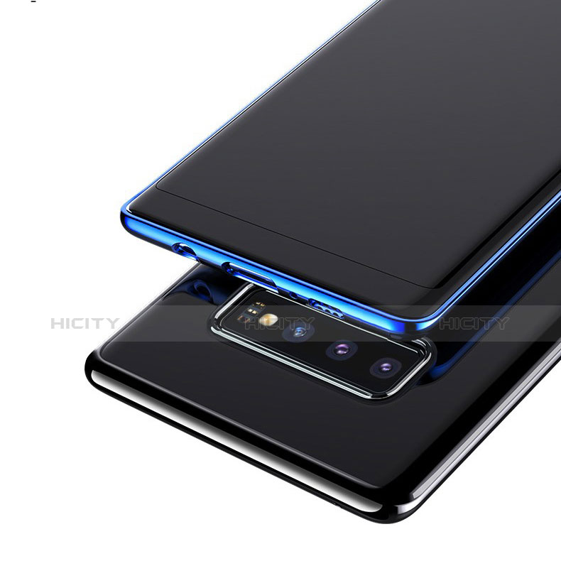 Silikon Schutzhülle Ultra Dünn Tasche Durchsichtig Transparent H06 für Samsung Galaxy S10