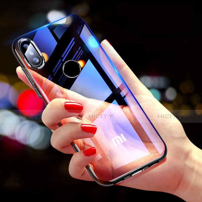 Silikon Schutzhülle Ultra Dünn Tasche Durchsichtig Transparent H06 für Xiaomi Mi 8