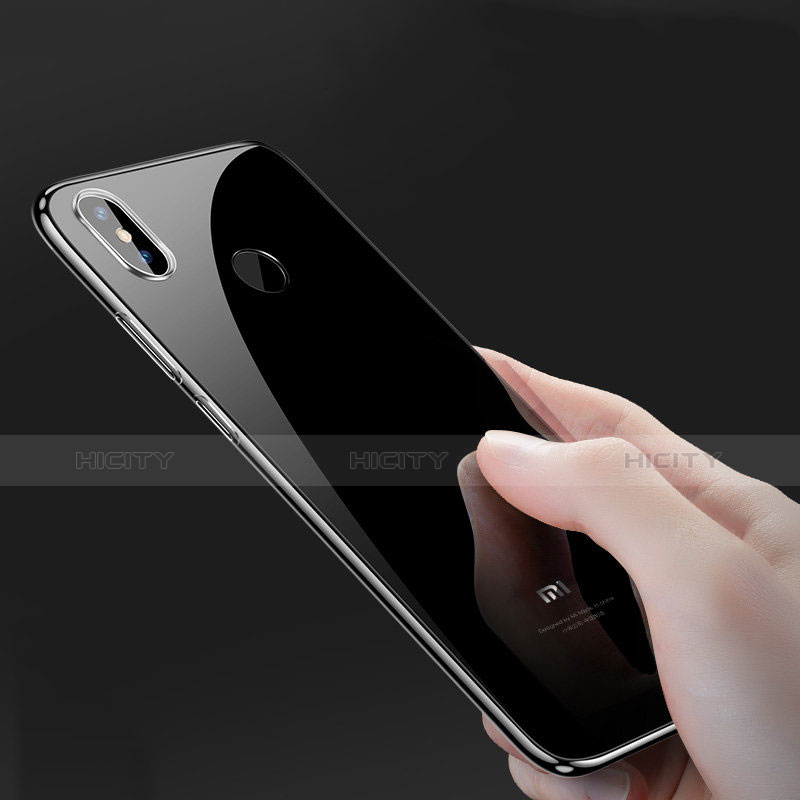 Silikon Schutzhülle Ultra Dünn Tasche Durchsichtig Transparent H06 für Xiaomi Mi 8