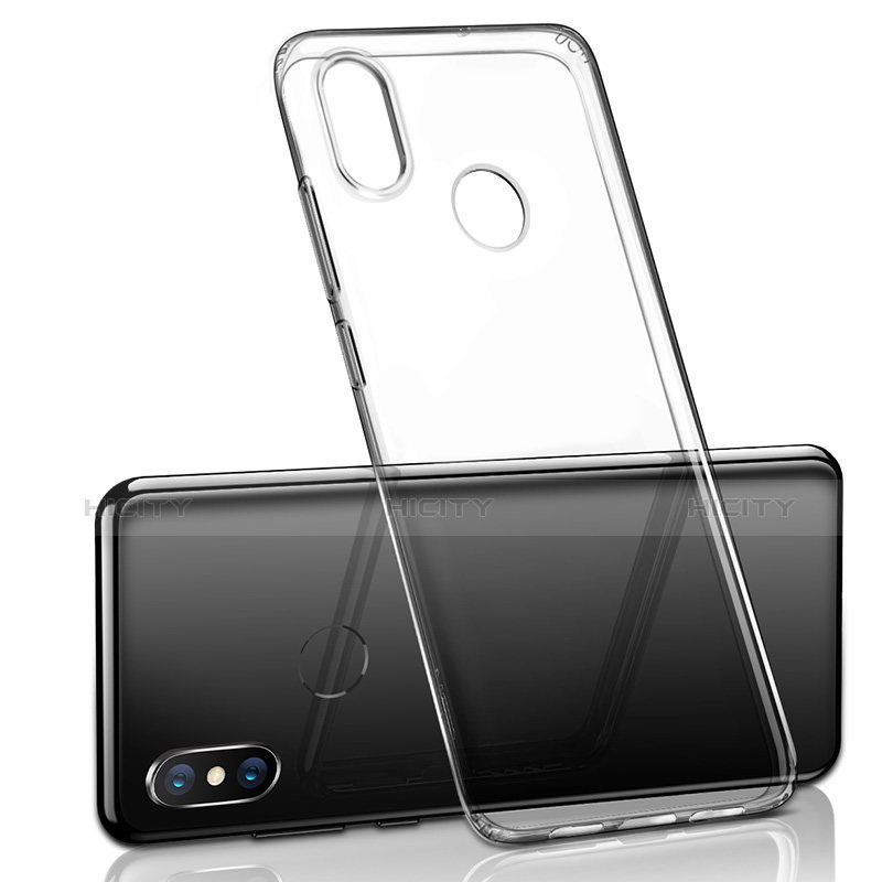 Silikon Schutzhülle Ultra Dünn Tasche Durchsichtig Transparent H06 für Xiaomi Mi 8 Klar