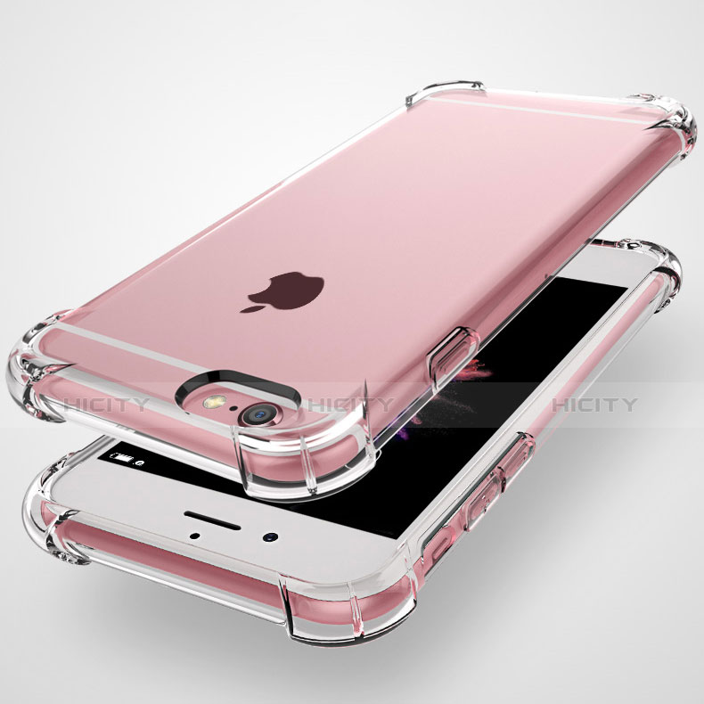 Silikon Schutzhülle Ultra Dünn Tasche Durchsichtig Transparent H07 für Apple iPhone 6 Klar