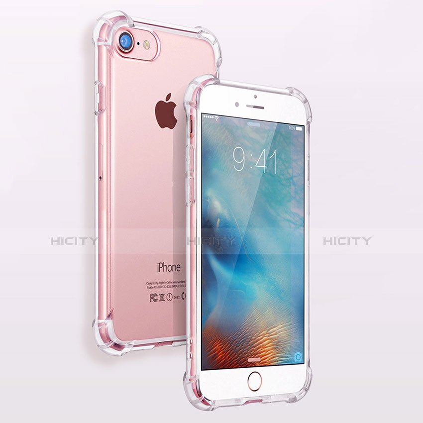 Silikon Schutzhülle Ultra Dünn Tasche Durchsichtig Transparent H07 für Apple iPhone 6S Plus Klar