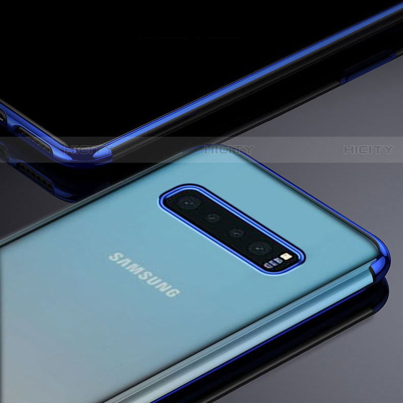 Silikon Schutzhülle Ultra Dünn Tasche Durchsichtig Transparent H07 für Samsung Galaxy S10 5G groß