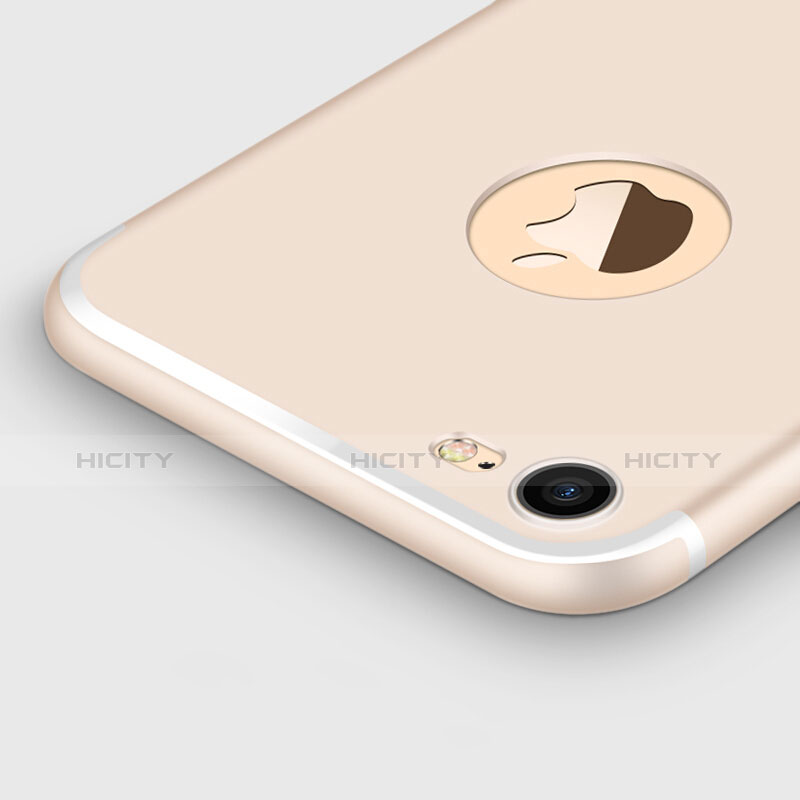 Silikon Schutzhülle Ultra Dünn Tasche Durchsichtig Transparent H08 für Apple iPhone 7 Weiß