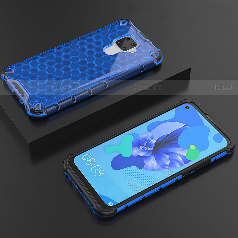Silikon Schutzhülle Ultra Dünn Tasche Durchsichtig Transparent H08 für Huawei Nova 5z groß