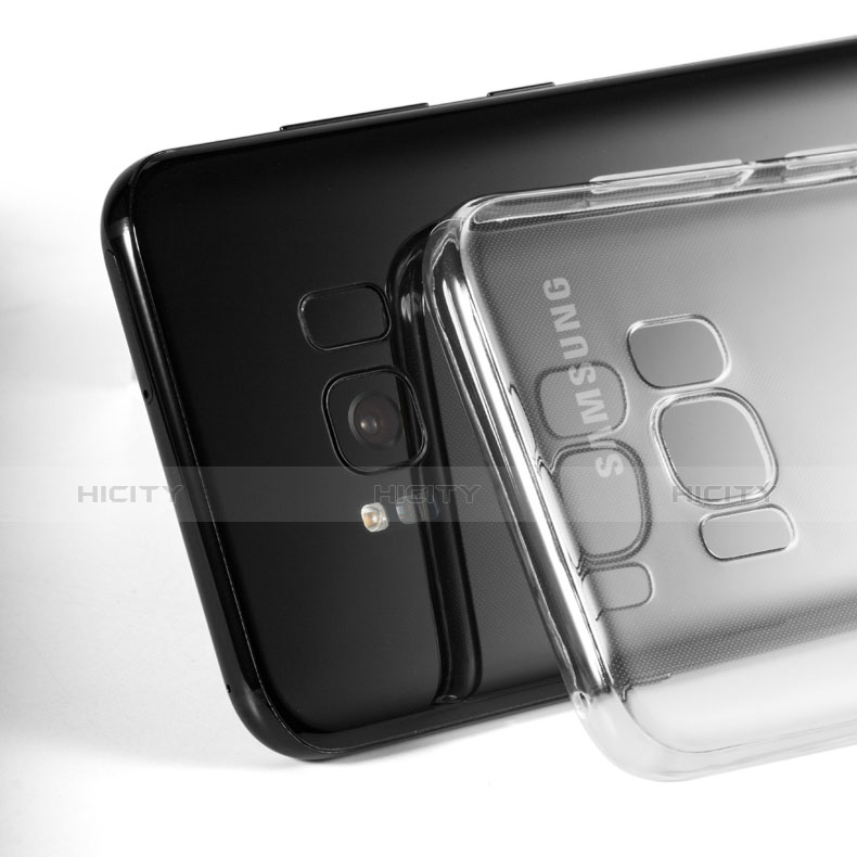 Silikon Schutzhülle Ultra Dünn Tasche Durchsichtig Transparent H08 für Samsung Galaxy S8 Klar